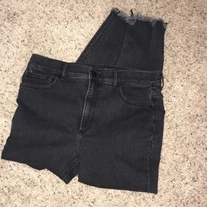 Super High-Rise Black Jeans